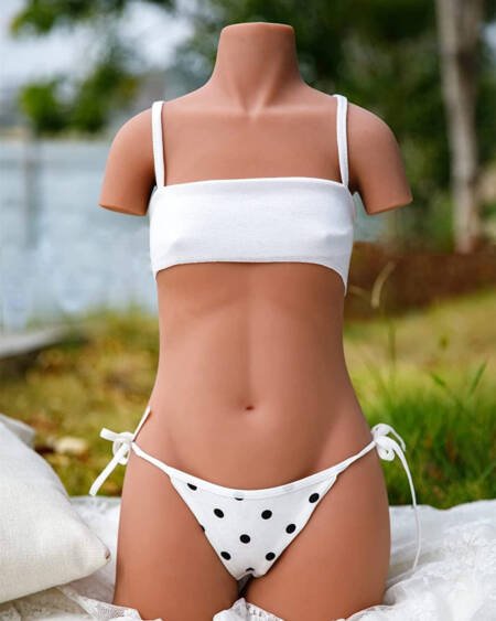 Brown with arms, flat chest, torso 12KG 65 * 33 * 21